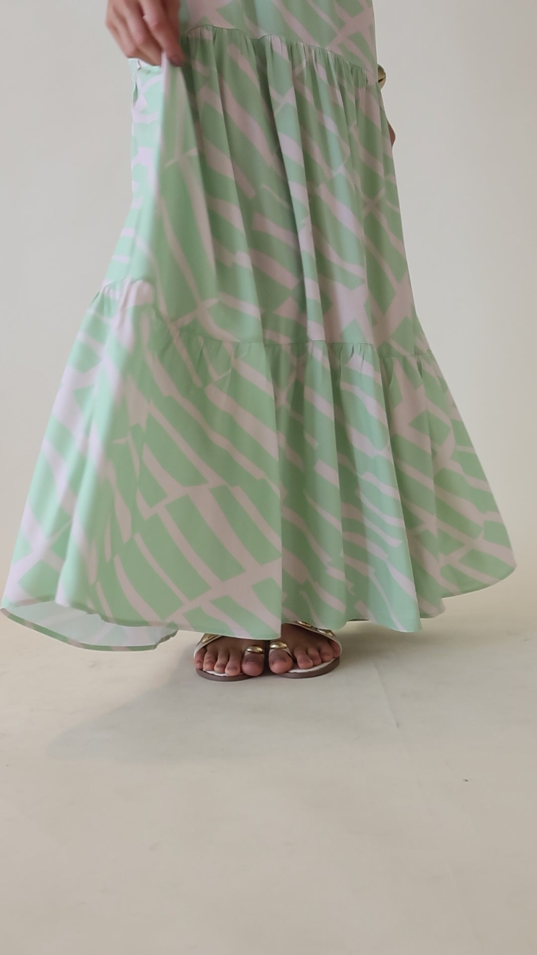 Vestido longo três marias