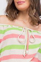 Blusa maxi cropped Rosa