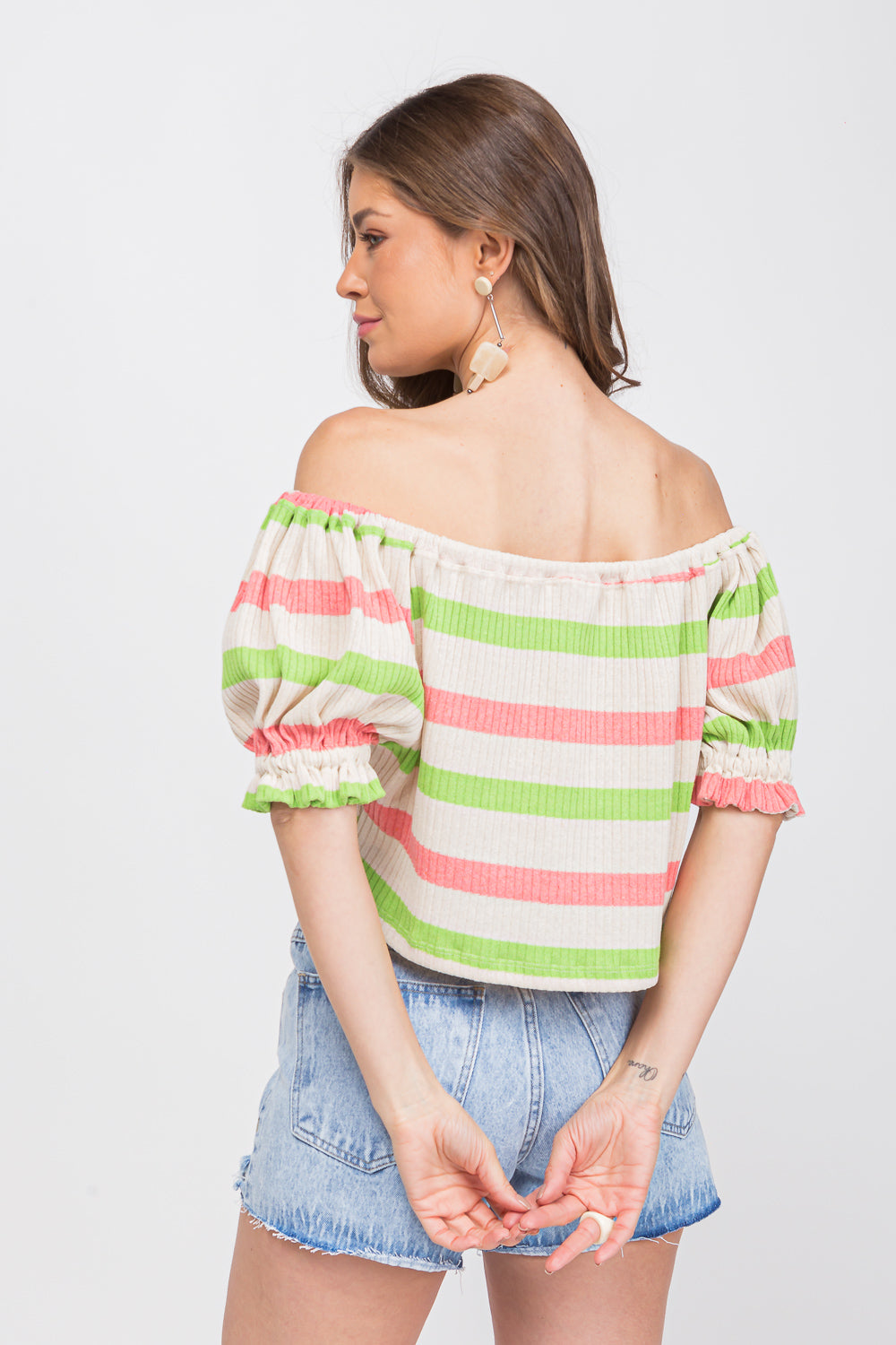 Blusa maxi cropped Rosa
